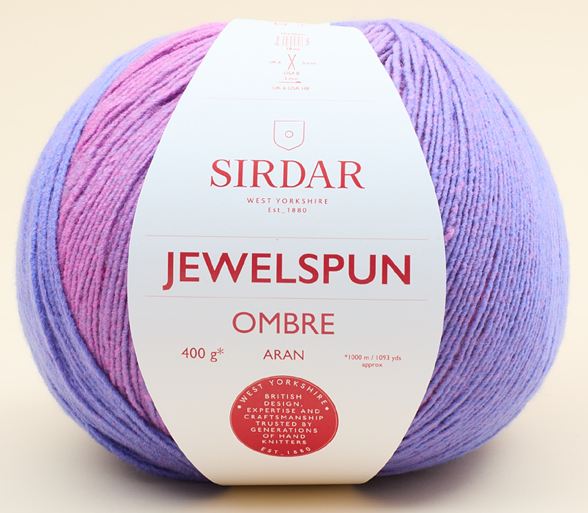 Sirdar Jewelspun Ombre - Violet Dawn (Color #104) - GIANT 400 Gram Skeins