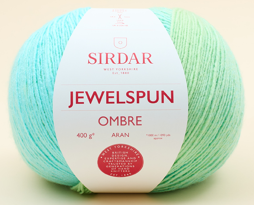 Sirdar Jewelspun Ombre - Citrus Sky (Color #101) - GIANT 400 Gram Skeins