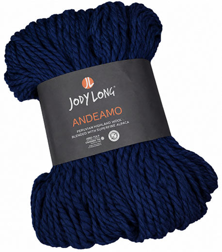 Jody Long Andeamo - Navy (Color #032) - BIG 200 GRAM SKEINS