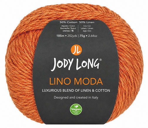 Jody Long Lino Moda - Persimmon (Color #010) - TEN SKEINS