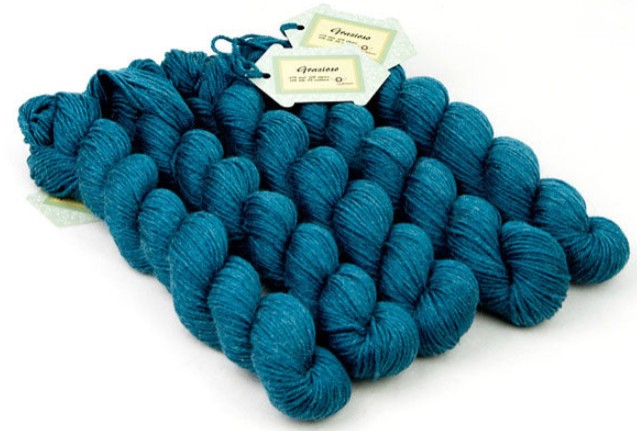 Jojoland Grazioso - Teal (Color #GR50) - FULL BAG SALE (5 Skeins)