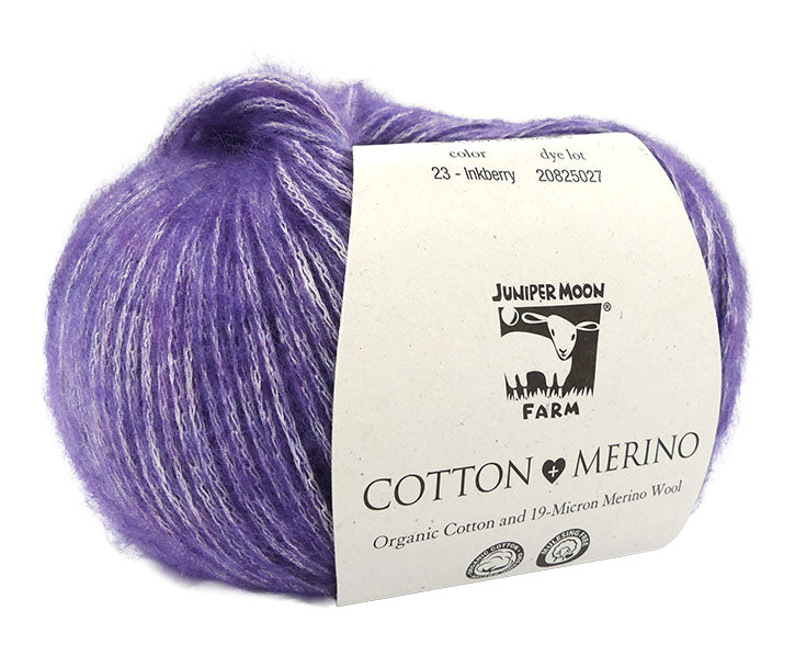 Juniper Moon Farm Cotton + Merino - Inkberry (Color #23)