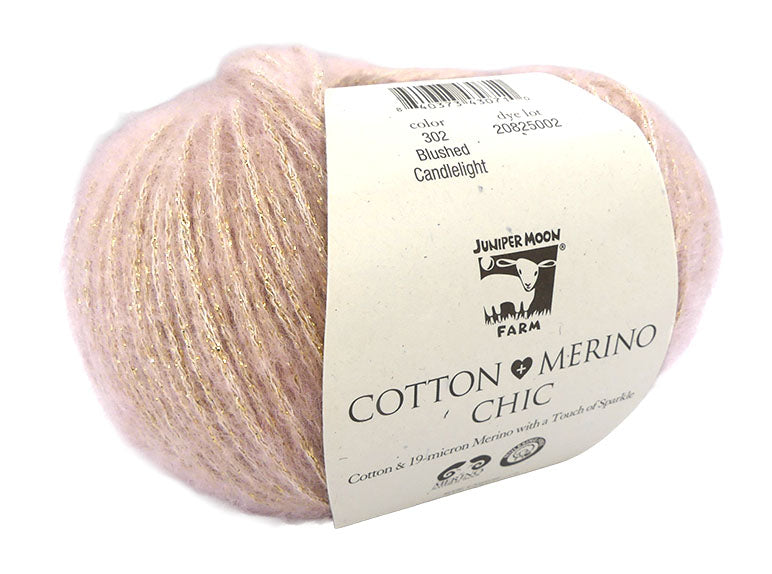 Juniper Moon Farm Cotton + Merino Chic - Blushed Candlelight (Color #302)