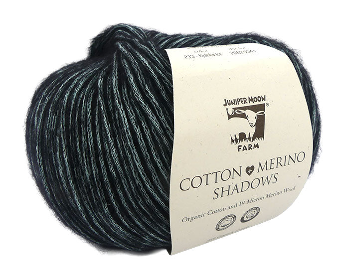 Juniper Moon Farm Cotton + Merino Shadows - Kyanite Ice (Color #213)