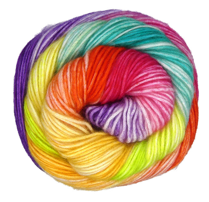 Katia Concept Illusion Merino - Rose-Blackberry-Petrol (Color #304) Knitting and Crochet Yarn on sale at Little Knits