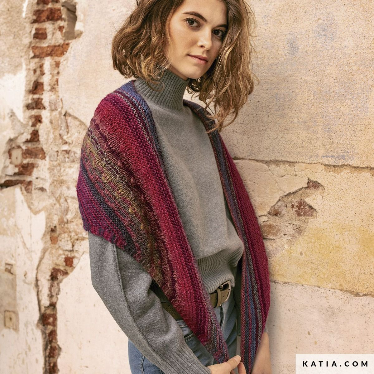 A FREE Katia Varanasi Pattern - Shawl and Kids Vest (PDF)