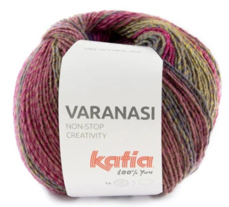 Katia Varanasi - Rose Garden (Color #303) - knitting and crochet yarn on sale at Little Knits