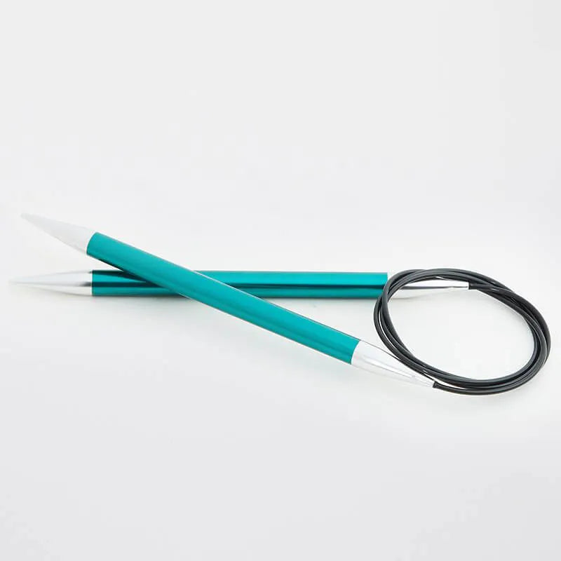 KnitPro Zing 16" Fixed Circular Needles - US 11 (8.00 mm) on Sale at Little Knits