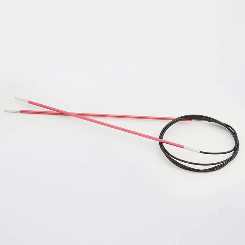 KnitPro Zing 32" Fixed Circular Needles - US 0 (2.00 mm) on sale at Little Knits