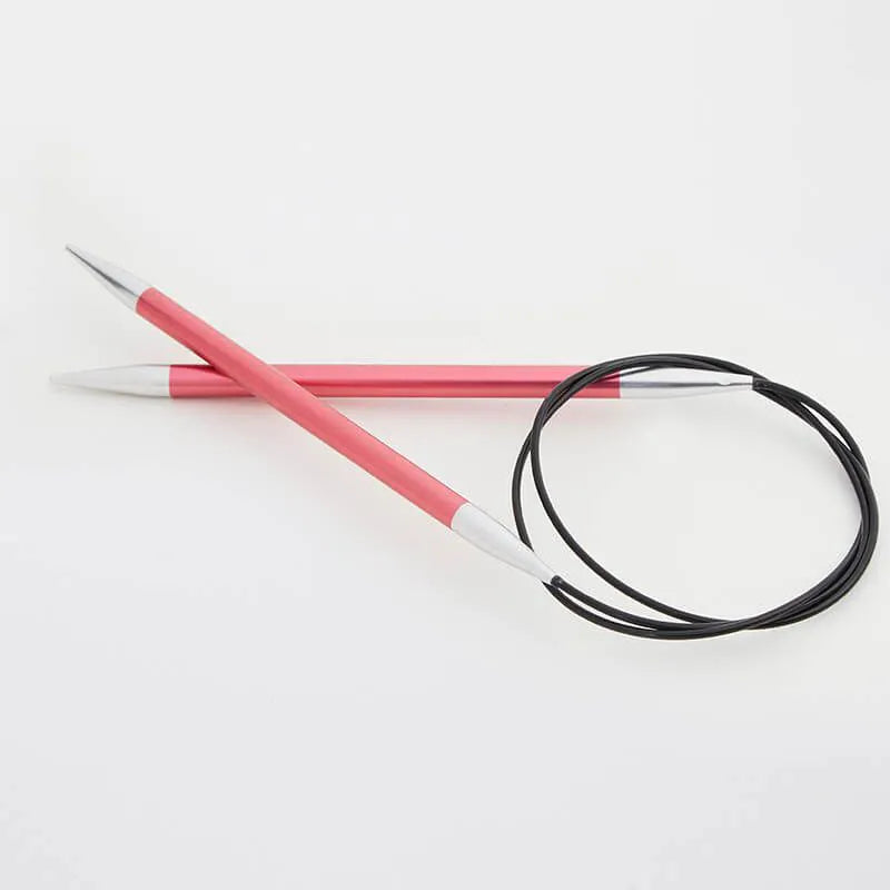 KnitPro Zing 32" Fixed Circular Needles - US 10.5 (6.50 mm) on sale at Little Knits
