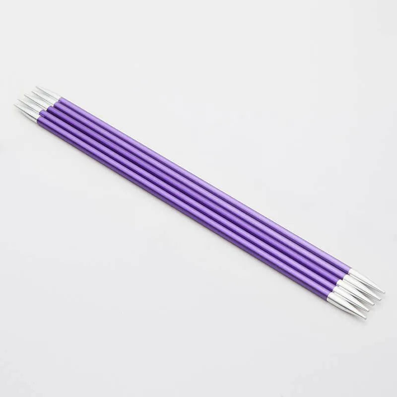 KnitPro Zing 6" Double Point Needles - US 5 (3.75 mm) on sale at Little Knits