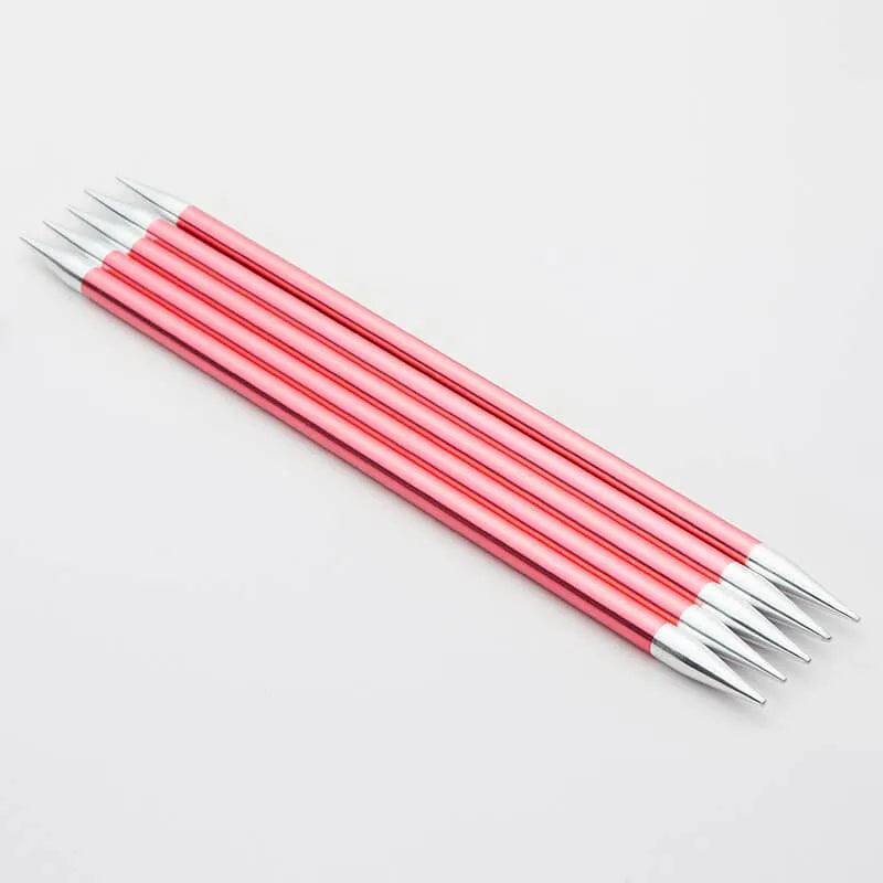 KnitPro Zing 8" Double Point Needles - US 10.5 (6.50 mm) on sale at Little Knits