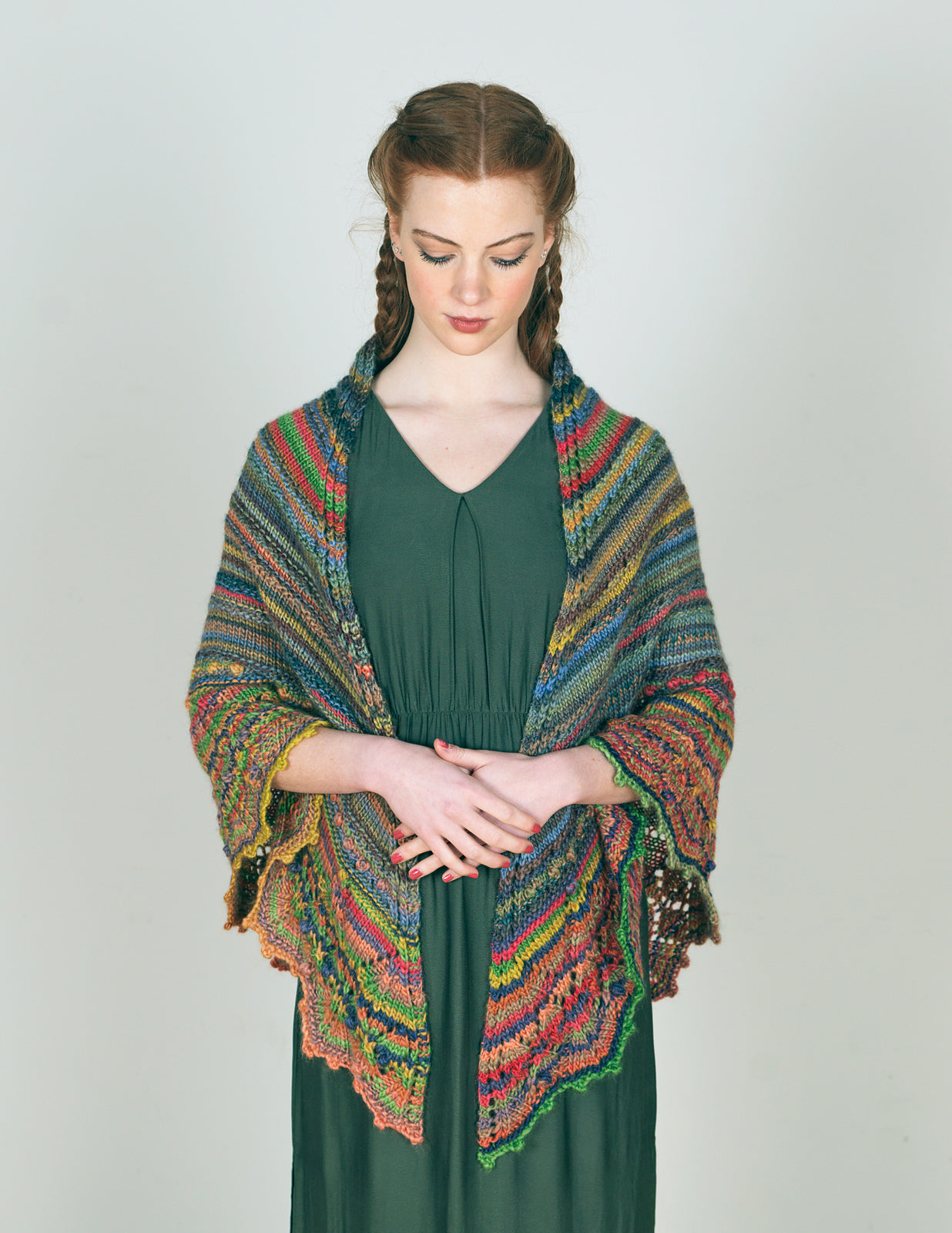 A Louisa Harding Amitola Grande Pattern - Hattie Shawl (PDF)