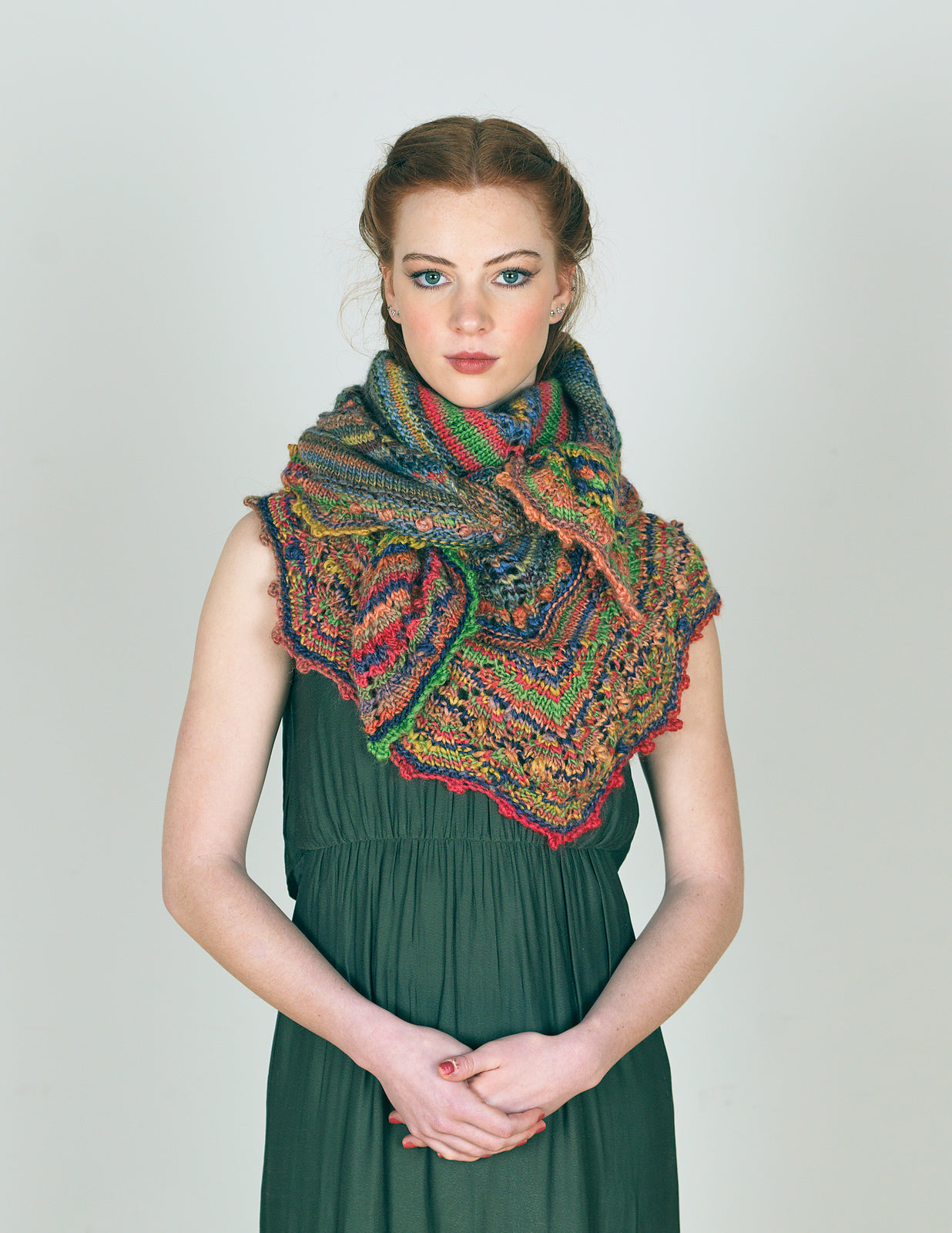 A Louisa Harding Amitola Grande Pattern - Hattie Shawl (PDF)
