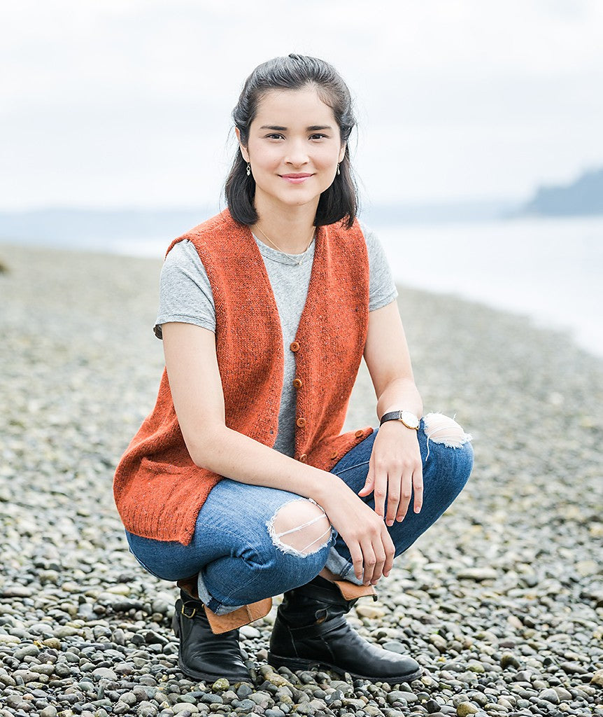 A Churchmouse Yarns and Teas Pattern - Library Vest (PDF)