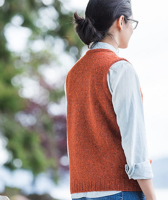 A Churchmouse Yarns and Teas Pattern - Library Vest (PDF)