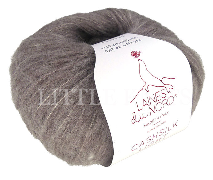 Laines Du Nord Cashsilk Light - Clam (Color #M2) Knitting and Crochet Yarn at Little Knits