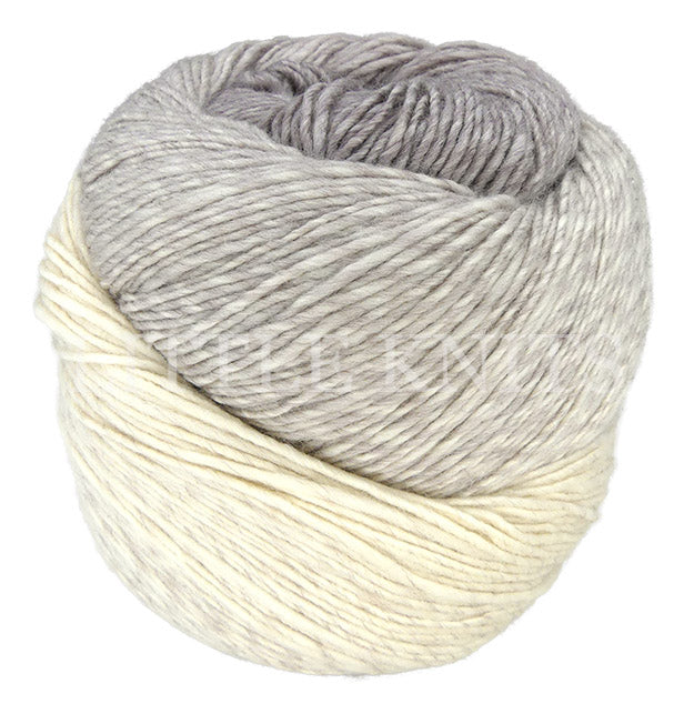 Laines Du Nord Poema Cashmere - Mauve/Ecru (Color #107) Knitting and Crochet Yarn at Little Knits