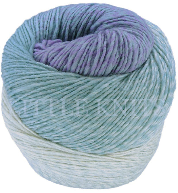 Laines Du Nord Poema Cashmere - Pink/Sky (Color #104) on sale at Little Knits
