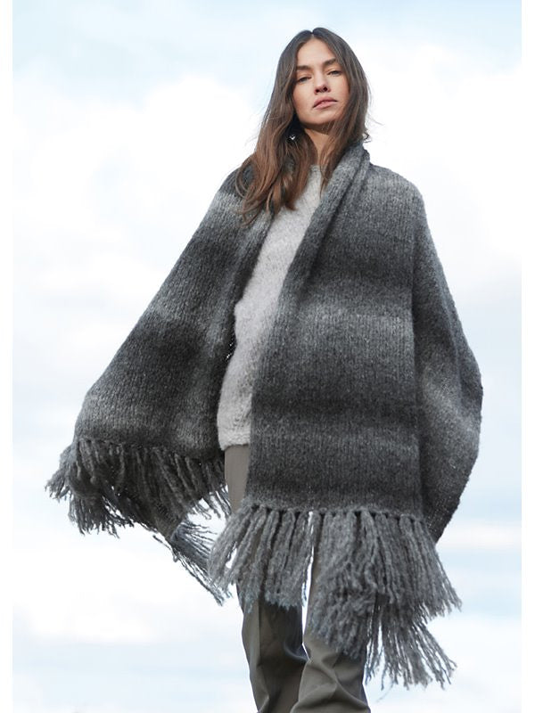 A FREE Lana Grossa Avio Pattern - Wrap - Design 14 (PDF)