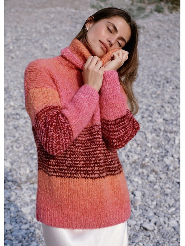 A FREE Lana Grossa Avio Pattern - Pullover - Design 65 (PDF)