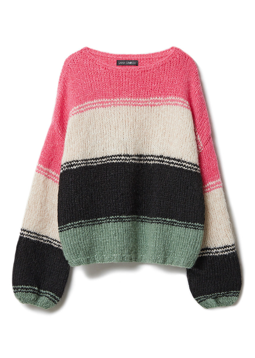 A Lana Grossa Pattern - Pullover - Design 17 (PDF)