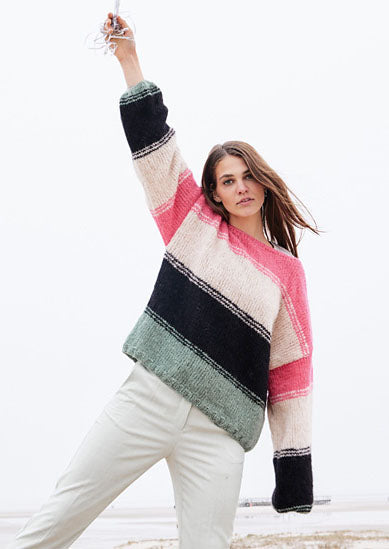 A Lana Grossa Pattern - Pullover - Design 17 (PDF)