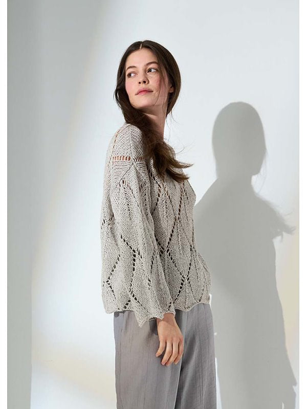 A FREE Lana Grossa Campo Pattern - Pullover Design 1 (PDF)