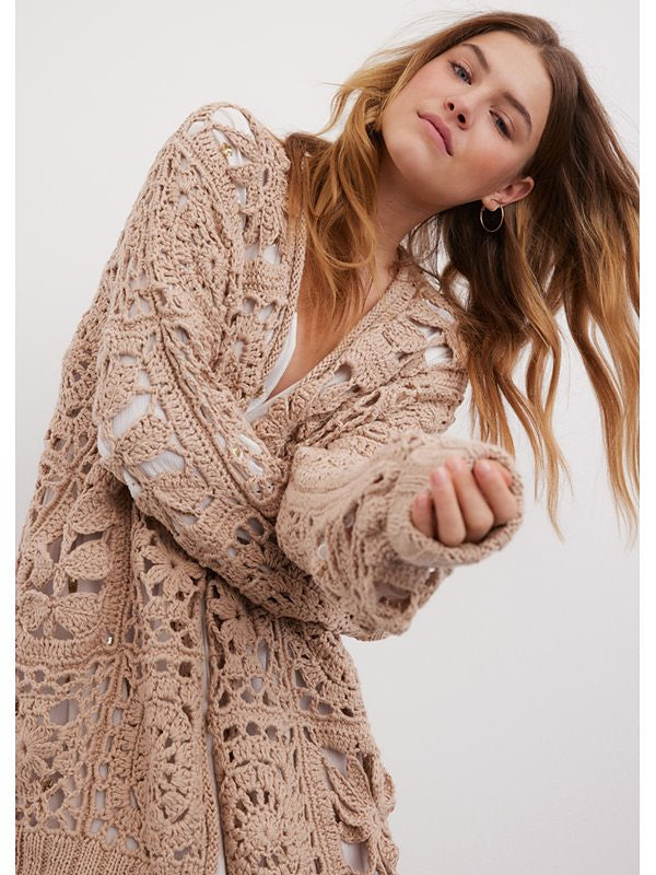 A FREE Lana Grossa Campo Crochet Pattern - Crochet Cardigan Design 39 (PDF)