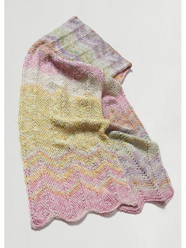 A Lana Grossa Mosaico Pattern - Scarf - Design 21 (PDF)