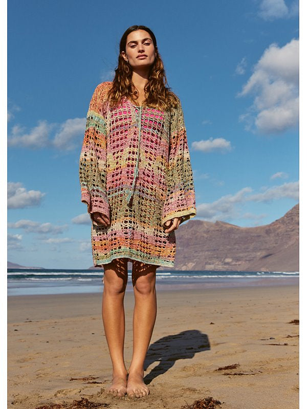 A Lana Grossa Mosaico Crochet Pattern - Crochet Tunic - Design 11 (PDF)