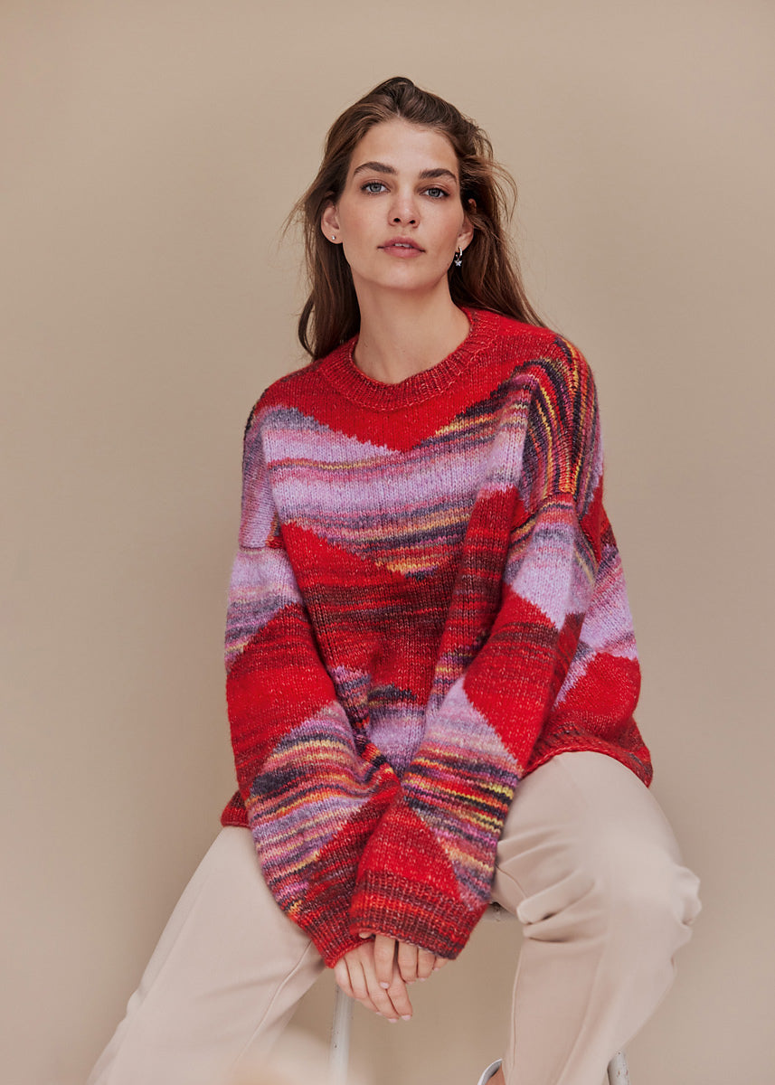 A FREE Lana Grossa Picasso Pattern - Pullover (Design 24) (PDF)
