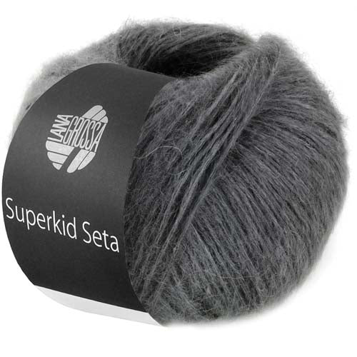Lana Grossa Superkid Seta - Charcoal (Color #21)