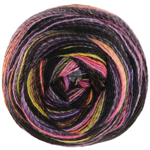 Lana Grossa Gomitolo Magico - Black Magic (Color #3030) - BIG 200 Gram Cakes on sale at Little Knits
