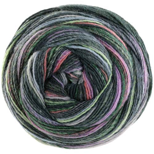 Lana Grossa Gomitolo Magico - Charcoal-Foggy Blush  (Color #3023) - BIG 200 Gram Cakes on sale at Little Knits