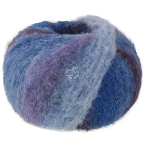 Lana Grossa Gigante - Lilac/Lavender/Royal/Navy (Color #13) Lot 50523