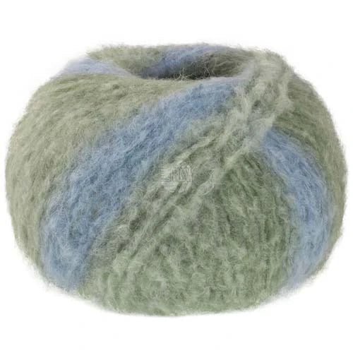 Lana Grossa Gigante - Celery/Basil/Pearl/Grey (Color #16) Lot 50526