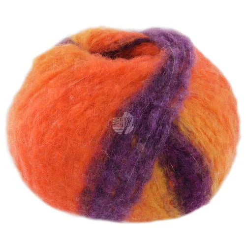 Lana Grossa Gigante - Orange/Gold/Purple (Color #2) Lot 45689