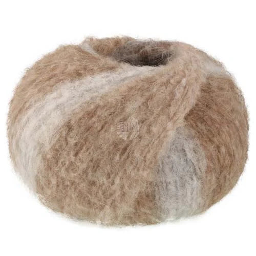 Lana Grossa Gigante - Camel/Cocoa/Grey (Color #20) Lot 50530