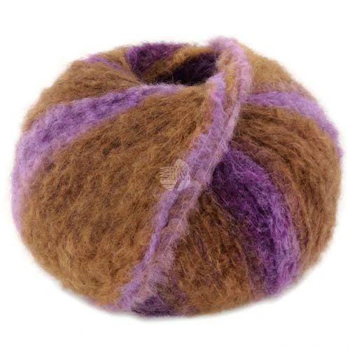 Lana Grossa Gigante - Purple/Camel/Brown (Color #4) Lot 47137