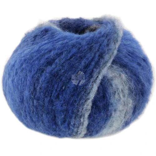 Lana Grossa Gigante - Royal/Blue/Charcoal (Color #7) Lot 48160