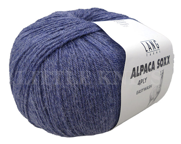 Lang Alpaca Soxx - Denim Heather (Color #34) - FULL BAG SALE (5 skeins)