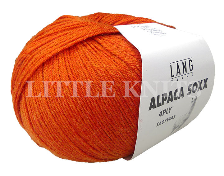 Lang Alpaca Soxx - Clementine (Color #59) - FULL BAG SALE (5 skeins)