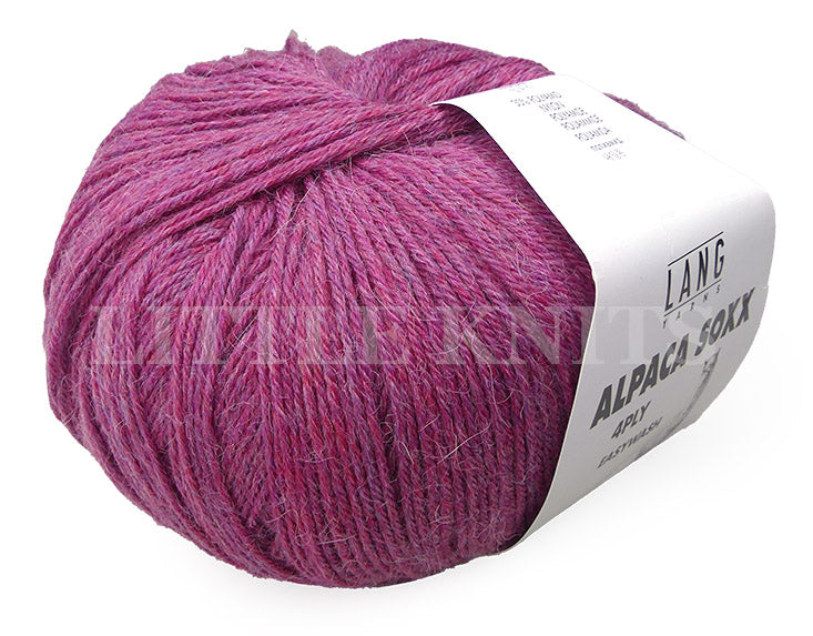 Lang Alpaca Soxx - Clove Melange (Color #65)