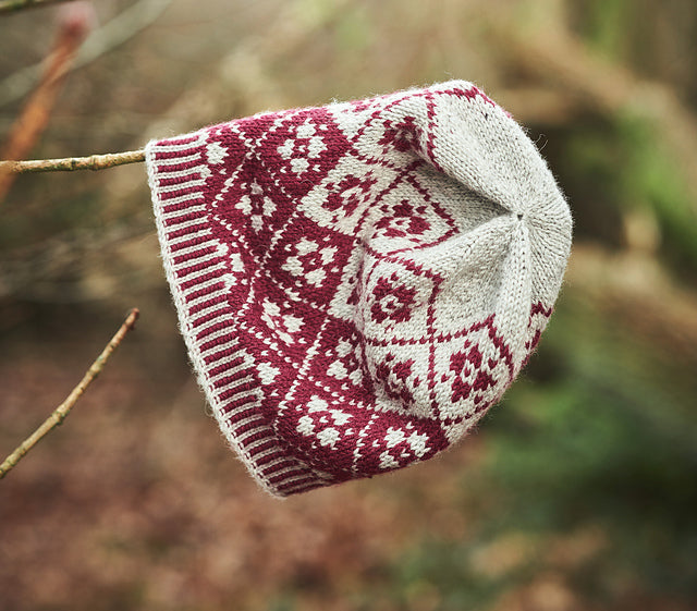 A Rowan Alpaca Soft DK Pattern - Lattice Hat (PDF)