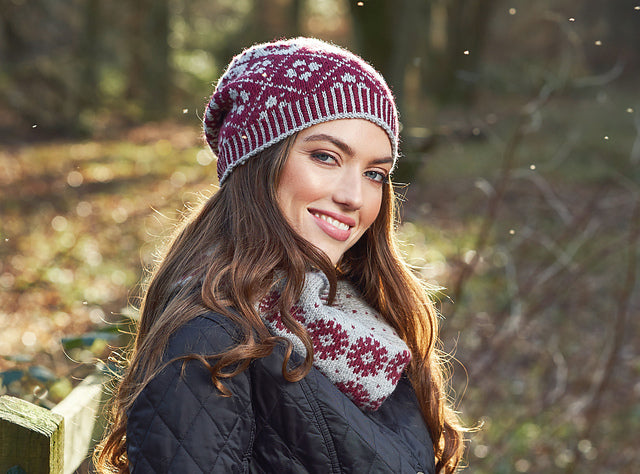 A Rowan Alpaca Soft DK Pattern - Lattice Hat (PDF)
