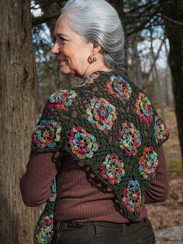 A Berroco Vintage Sock & Carousel Crochet Pattern - Lauma (PDF)