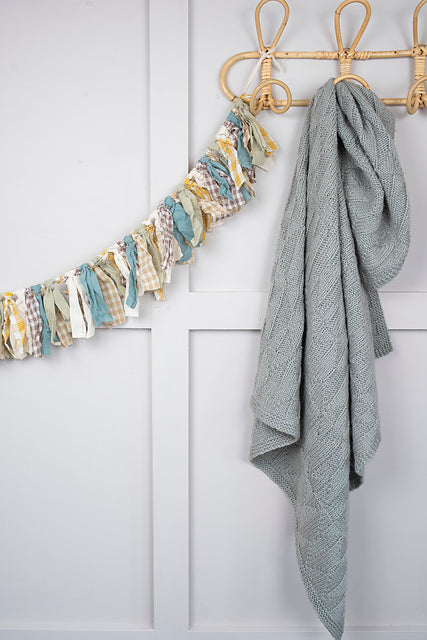 A Rowan Cotton Wool Pattern - Lavender Blanket (PDF)