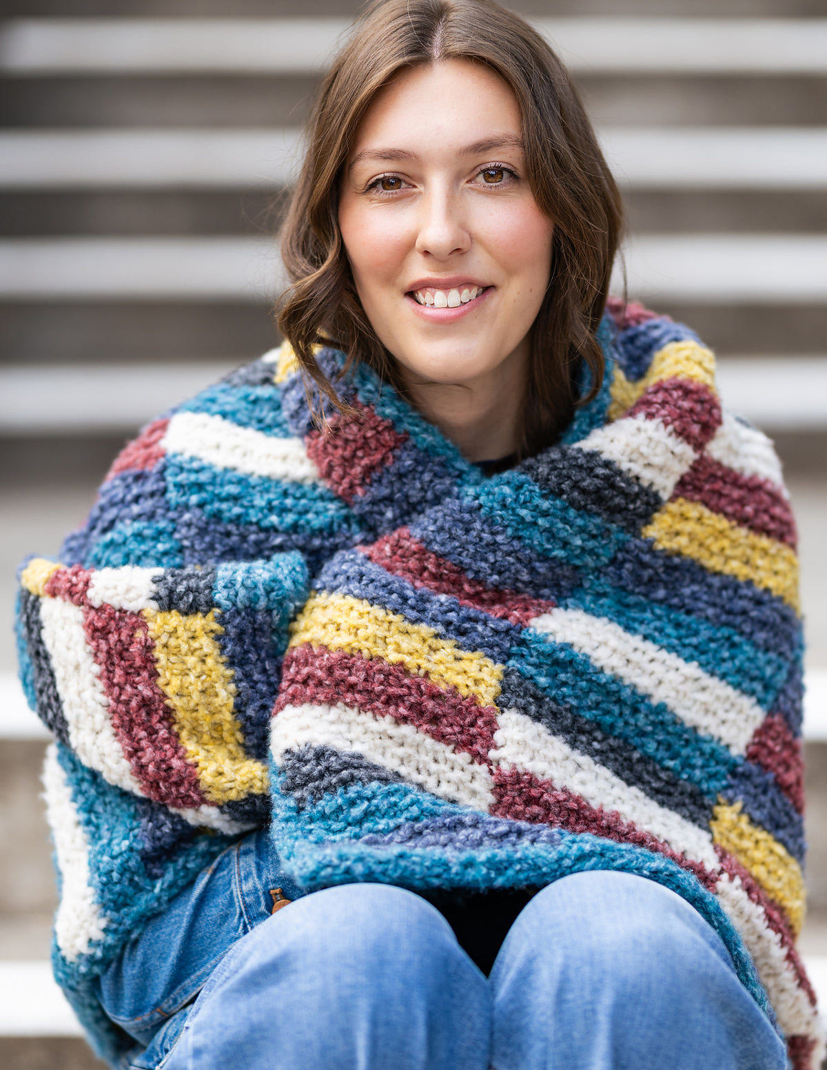 A Juniper Moon Pattern - Lennon Throw Blanket (PDF)