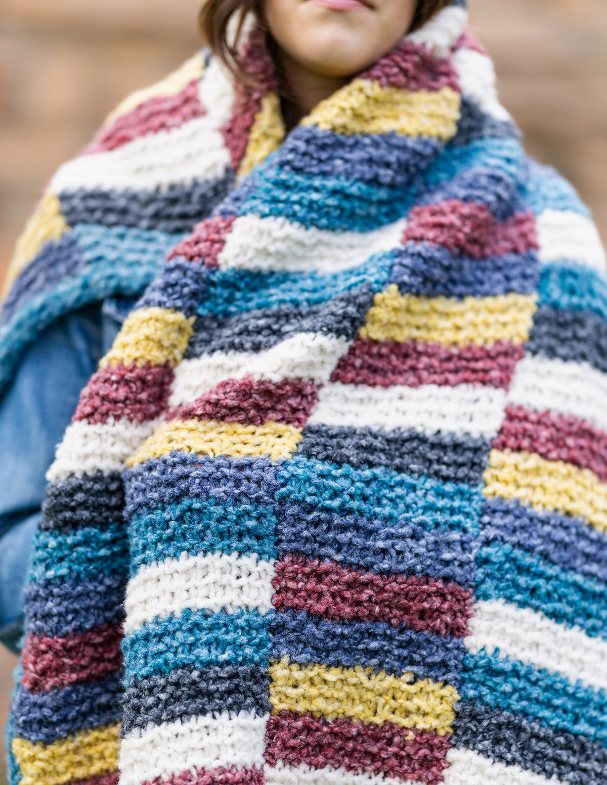 A Juniper Moon Pattern - Lennon Throw Blanket (PDF)